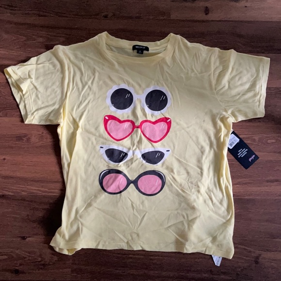 Anthro Wildfox Sunnies Keke Sunglasses graphic summer fun tee ships same day - Picture 2 of 7